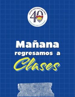 Por la gracia de Dios, mañana retomamos las clases en horario regular para todos los niveles. A continuación, les compartimos los horarios:
*INICIAL:*
Entrada 7:45AM - Salida 12:00PM
*PRIMARIA:*
Entrada 7:45AM - Salida 12:25PM
(De 1ro a 4to de Primaria)
Entrada 7:45AM - Salida 12:45PM
(De 5to a 6to de Primaria)
*SECUNDARIA:*
Entrada 7:20AM - Salida 1:15PM
Les recordamos la importancia de que los estudiantes asistan correctamente uniformados, según les corresponda.
Agradecemos de antemano su apoyo para lograr una reintegración exitosa al proceso escolar.